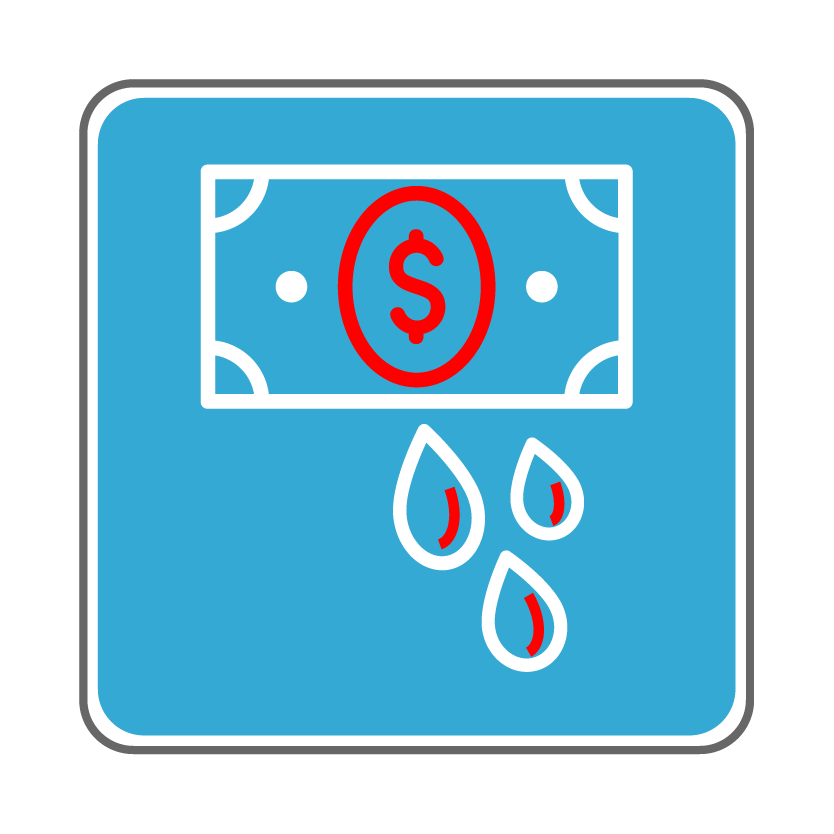 Premium Leakage Icon